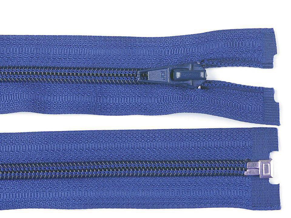 Spirálový zip šíře 5 mm délka 45 cm bundový POL, barva 340 modrá královská