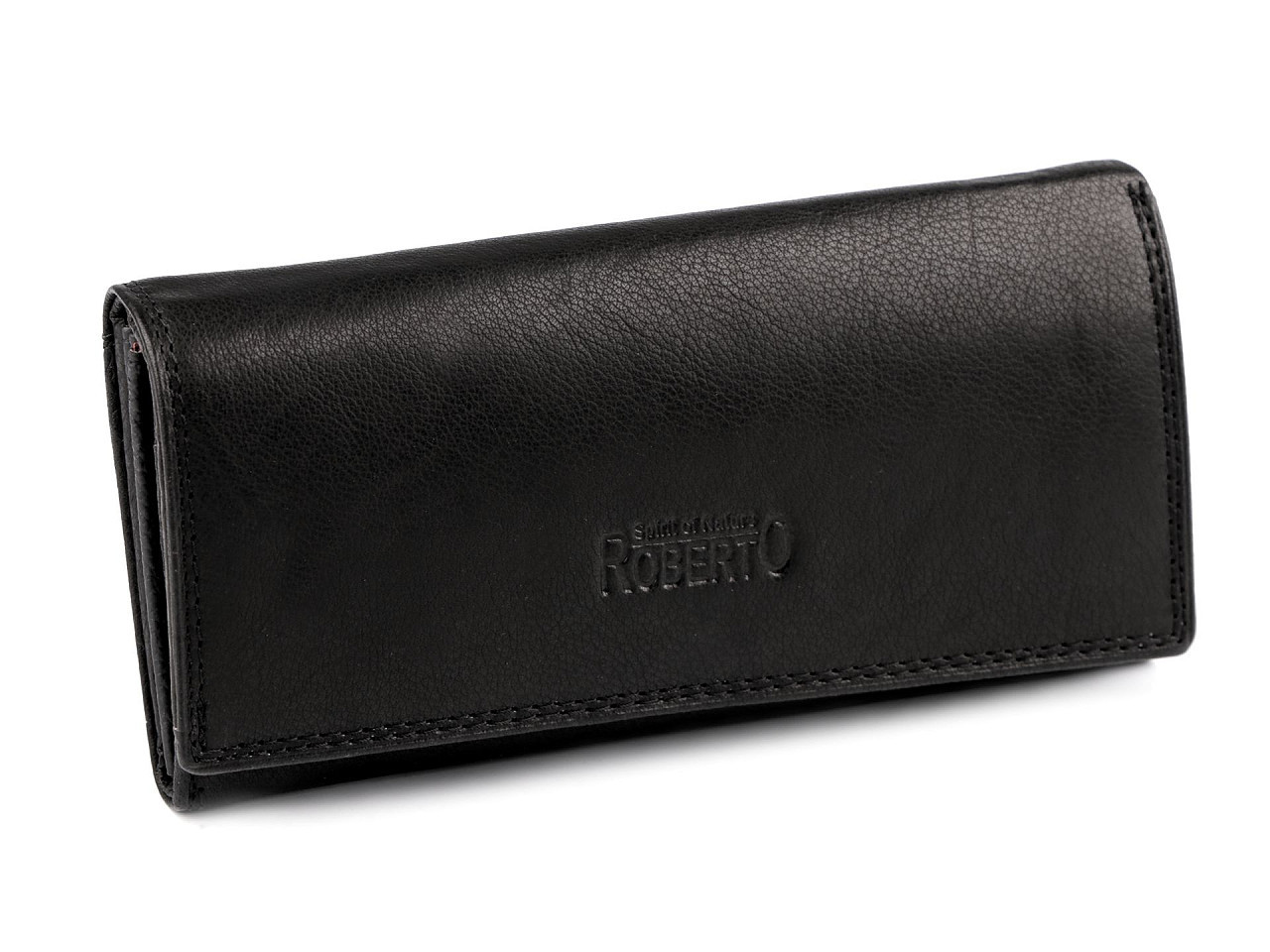Dámská peněženka kožená, barva 10 černá