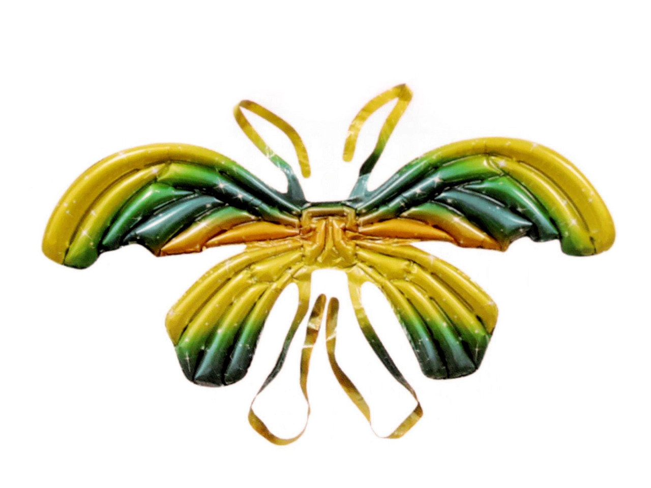 Nafukovací křídla motýl / víla, barva 5 žlutozelená
