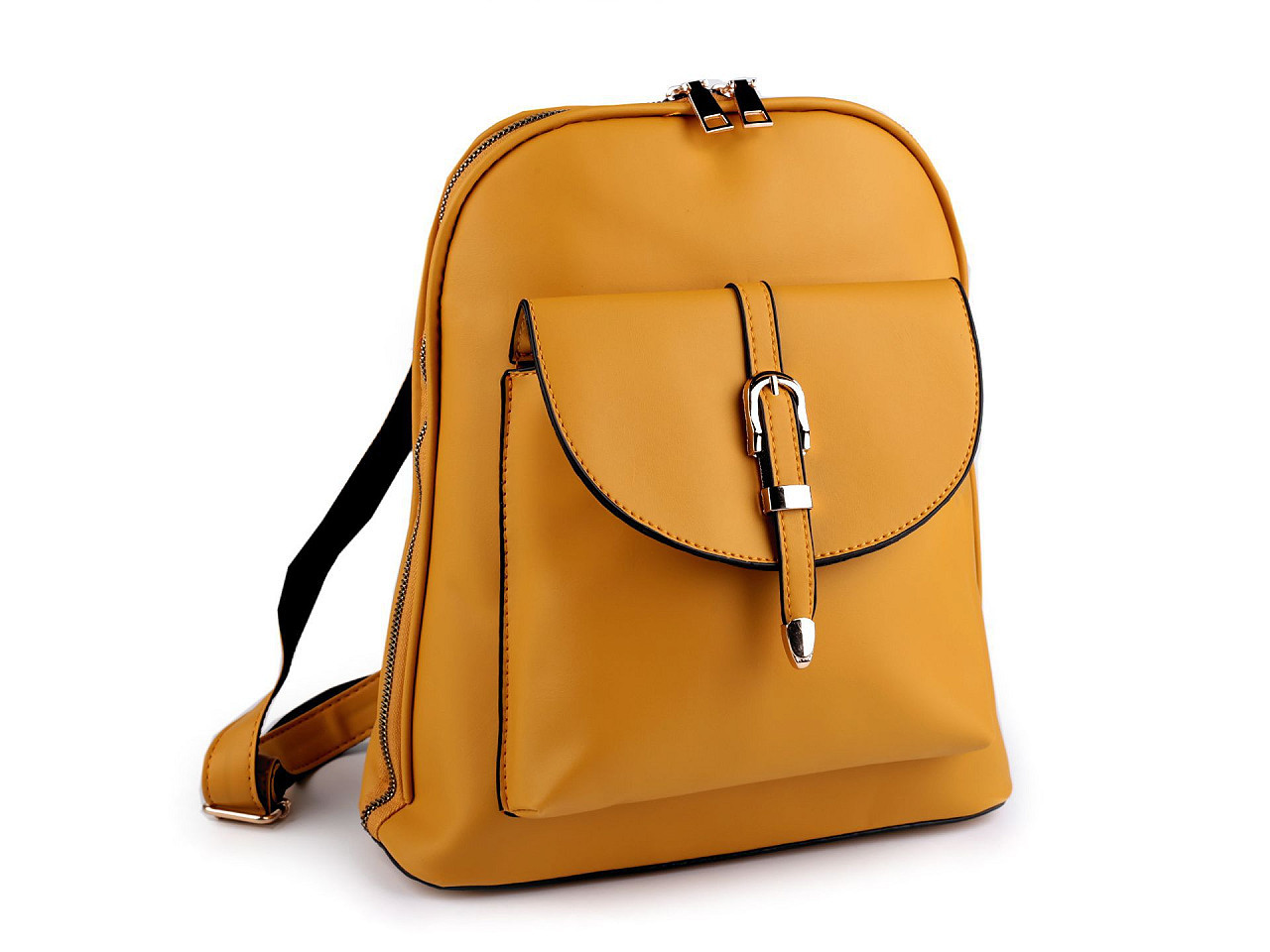 Dámský batoh / kabelka 2v1 27x31 cm, barva 2 hořčicová