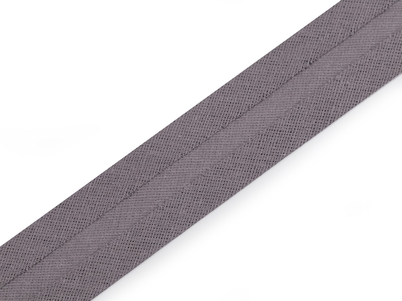 Šikmý proužek bavlněný šíře 30 mm zažehlený, barva 4 (13) šedá neutrální