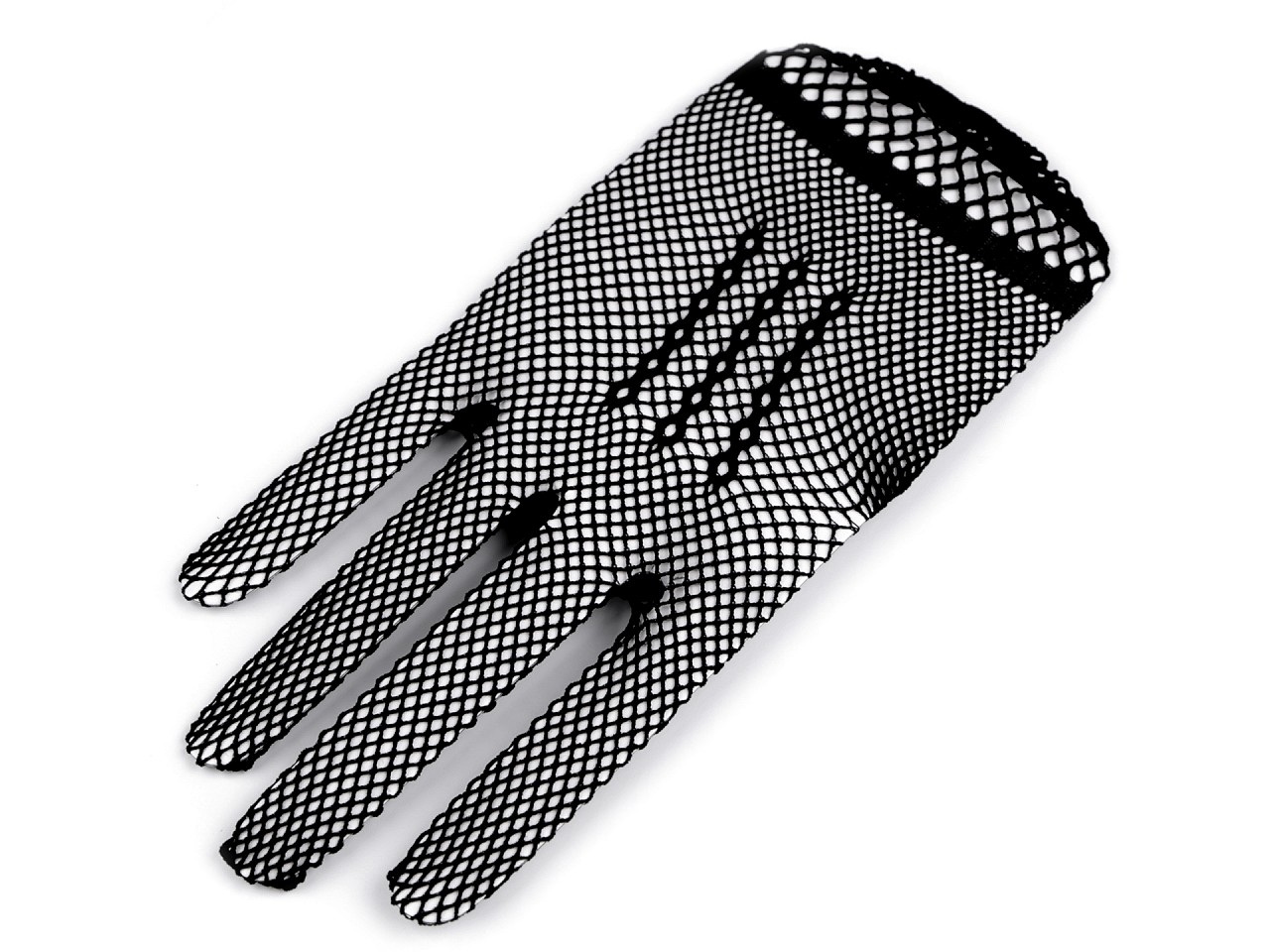 Společenské rukavice síťované / gotik, barva 1 černá