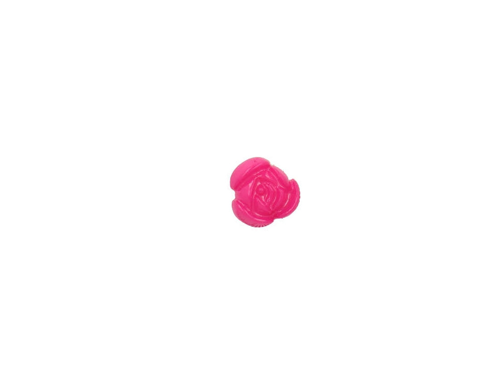 Knoflík dětský velikost 11 mm růže, barva Růžová