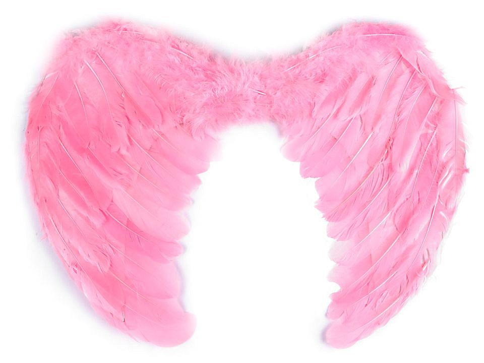 Andělská křídla 35x45 cm, barva růžová