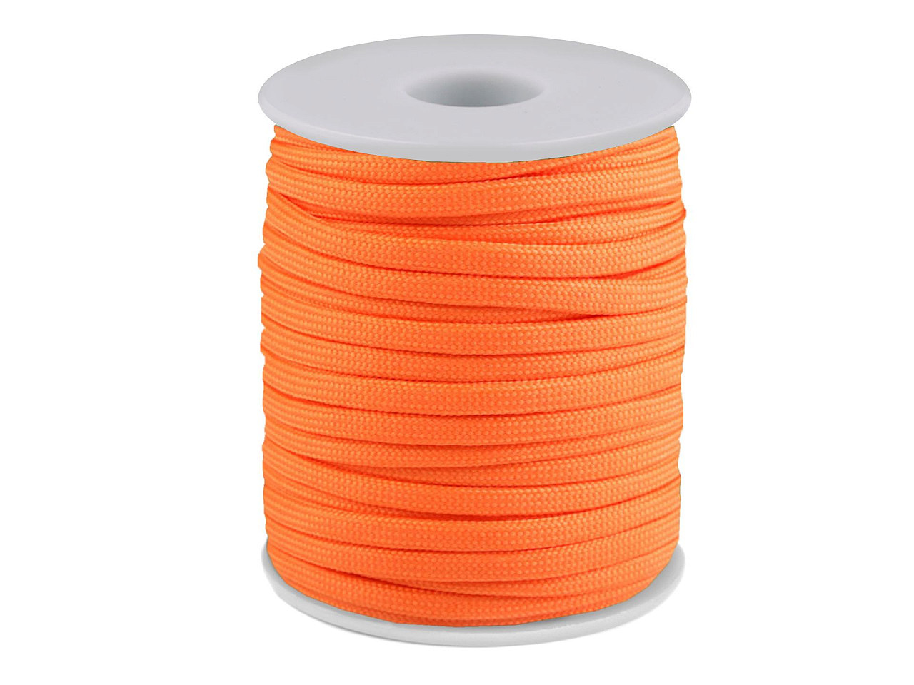 Padáková / oděvní šňůra Ø4 mm, barva 3 (22) oranžová