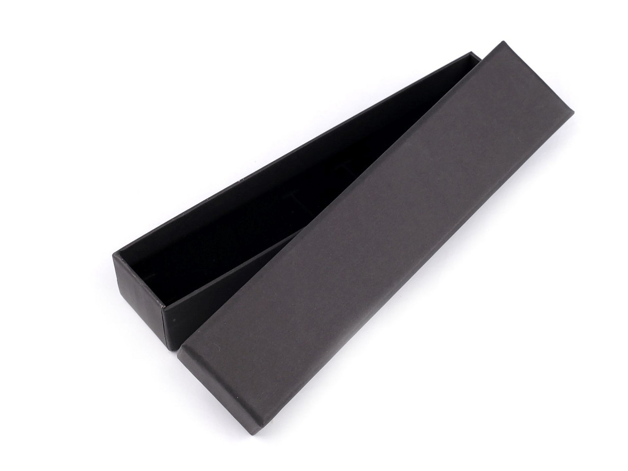 Krabička na šperky 4,5x21 cm, barva 3 černá mat
