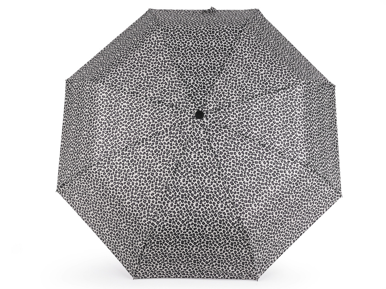 Dámský skládací vystřelovací deštník, barva 4 krémová světlá