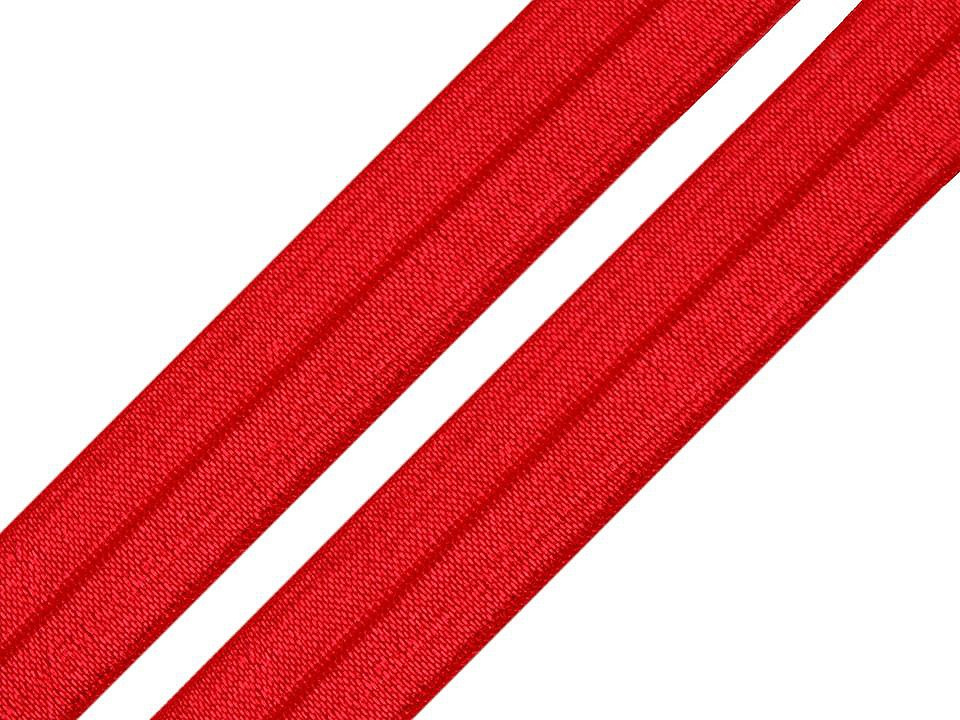 Lemovací pruženka půlená šíře 16 mm, barva 11 červená