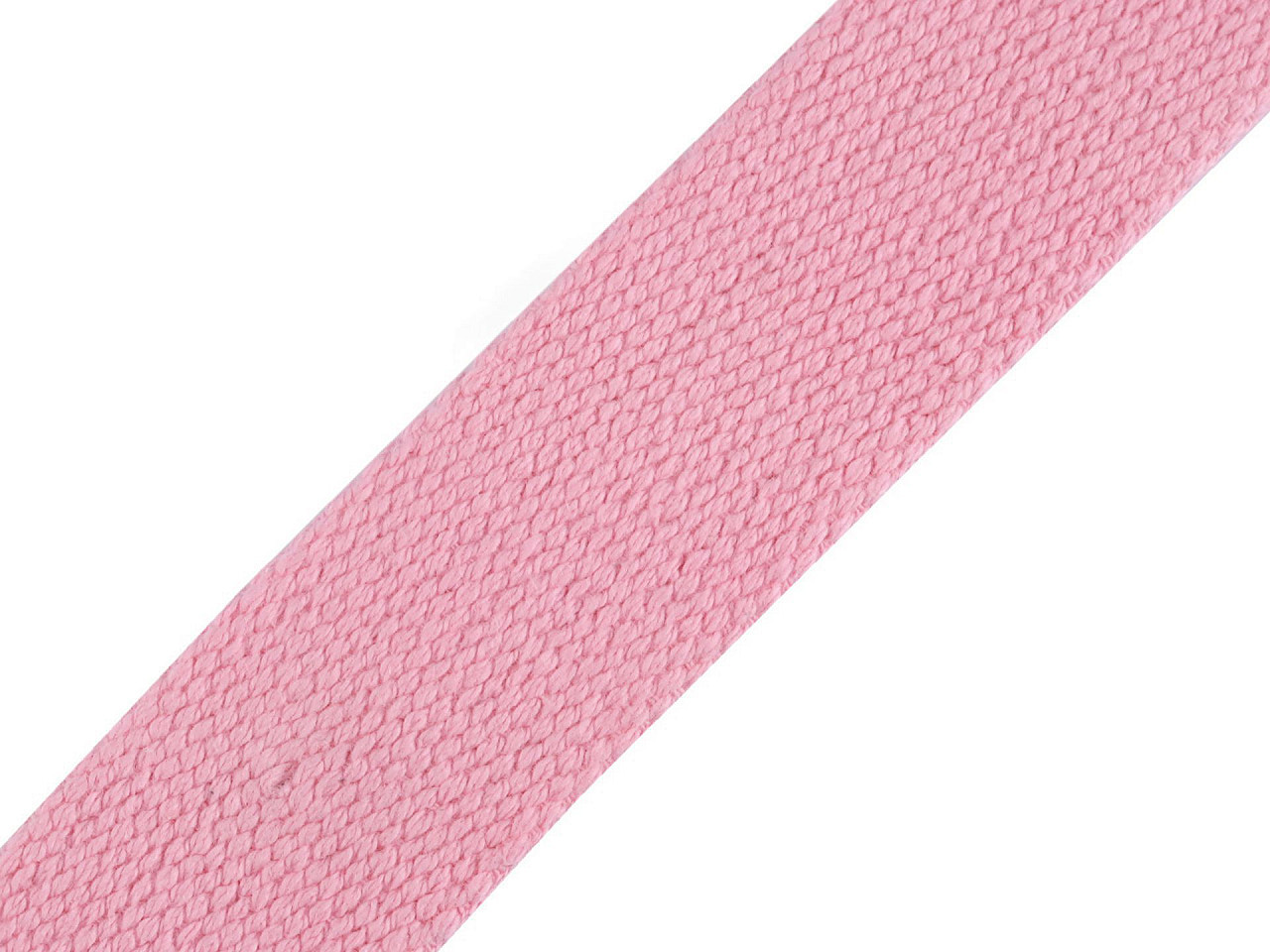 Bavlněný popruh šíře 30 mm, barva 15 růžová světlá