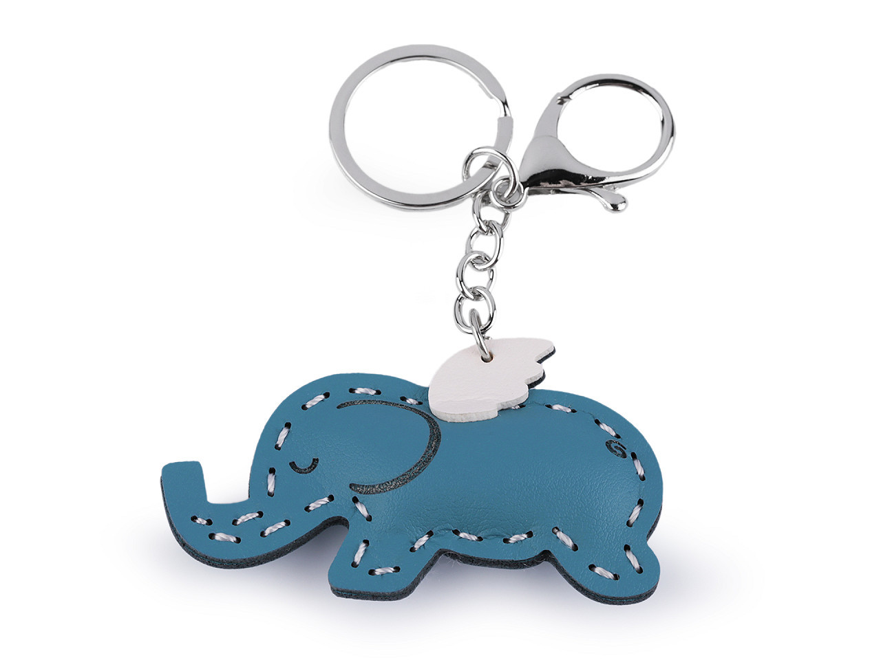 Přívěsek na batoh / klíče jednorožec, slon, barva 6 modrá slon