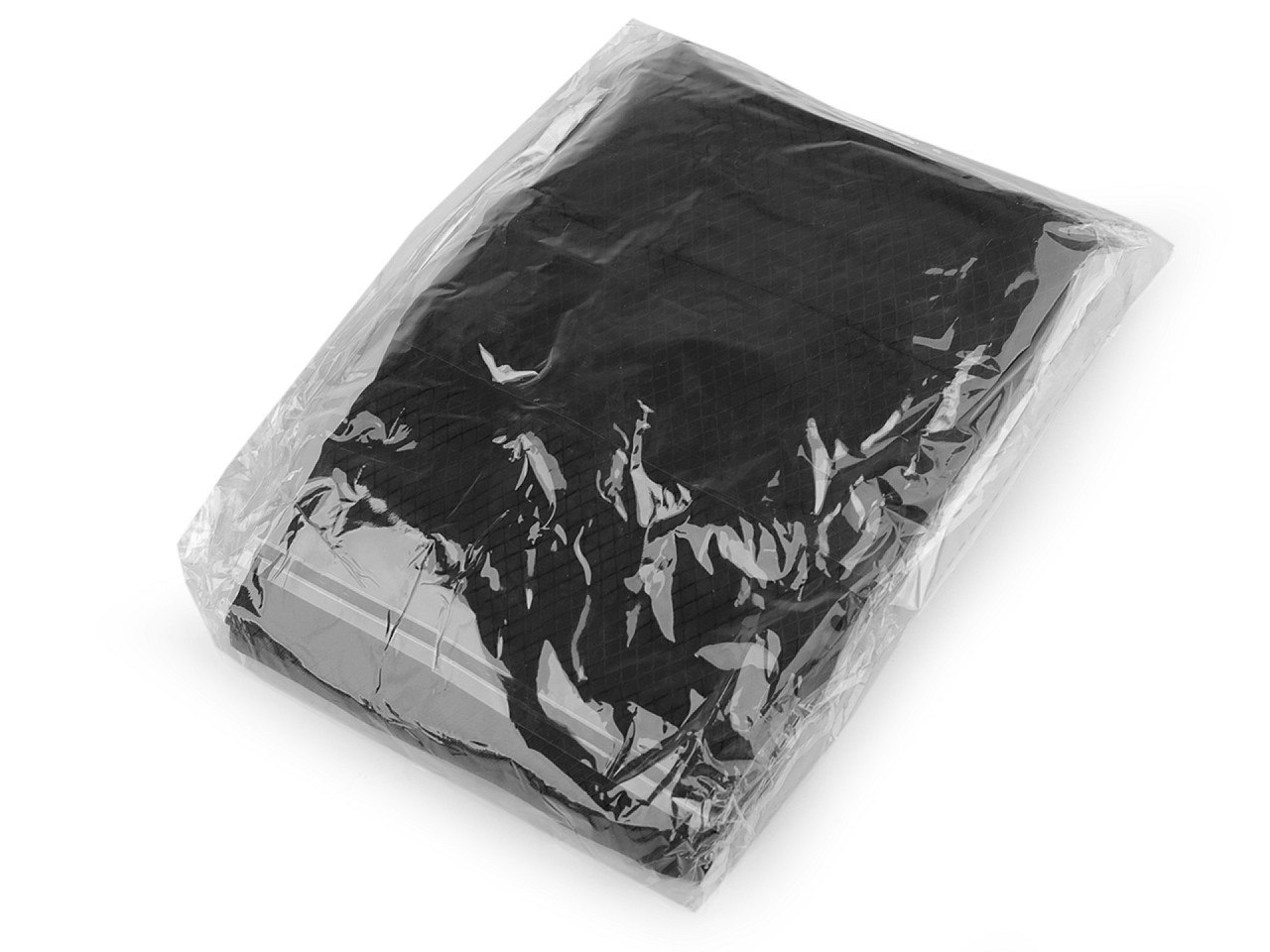 Lehký vak na záda s kapsami 40x47 cm, barva 9 černá