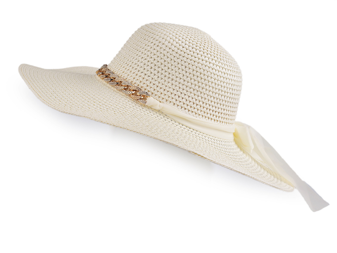 Dámský letní klobouk / slamák, barva 18 režná světlá