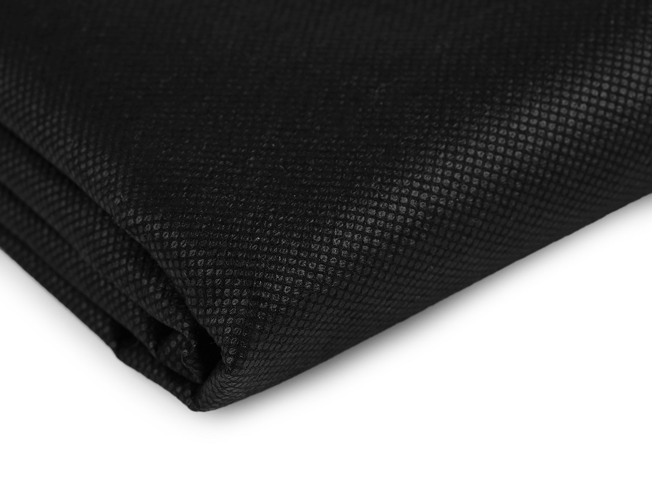 Novolín 80 g/m² šíře 160 cm netkaná textilie nelepicí, barva 2 černá