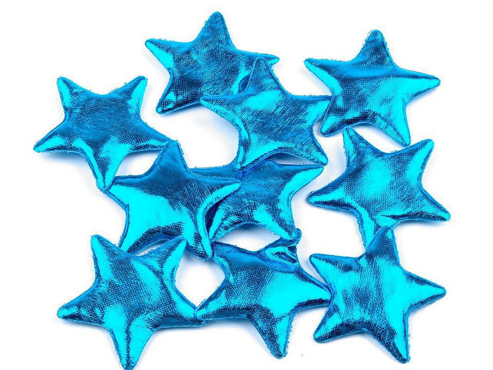Hvězda Ø45 mm, barva 5 modrá sytá