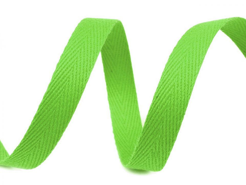 Keprovka - tkaloun šíře 10 mm, barva 4861 zelená sv.