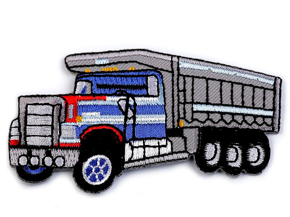 Nažehlovačka auto, traktor, loď, barva 40 modrá safírová tatrovka