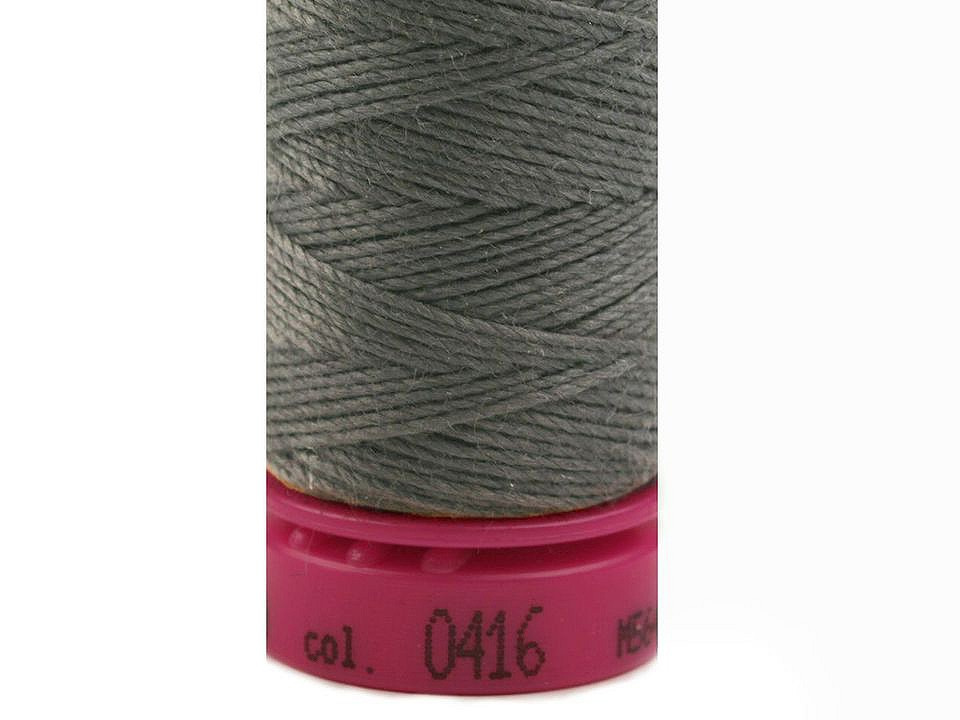 Polyesterové nitě Aspo 30 / riflové návin 30 m, barva 416 Dark Olive