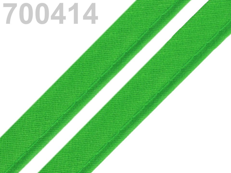 Bavlněná paspulka / kédr šíře 12 mm, barva 700414 Poison Green