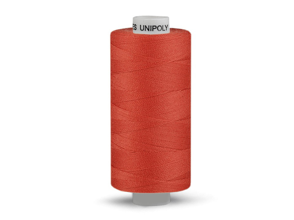 Polyesterové nitě Unipoly návin 500 m, barva 275 Harvest Pumpkin