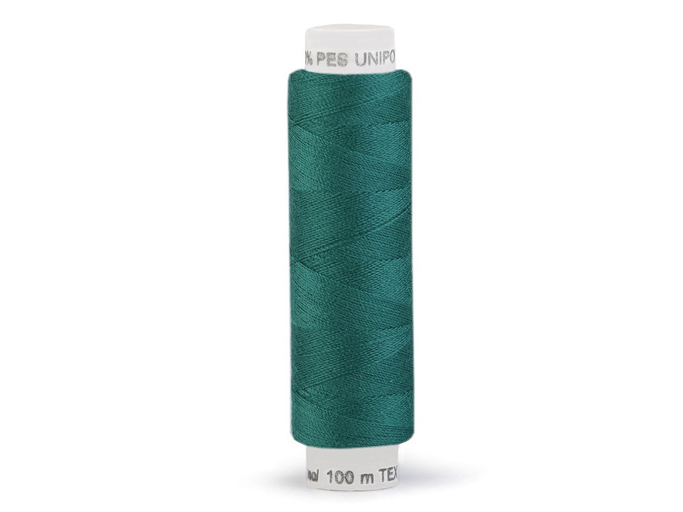 Polyesterové nitě Unipoly návin 100 m, barva 627 Amazon