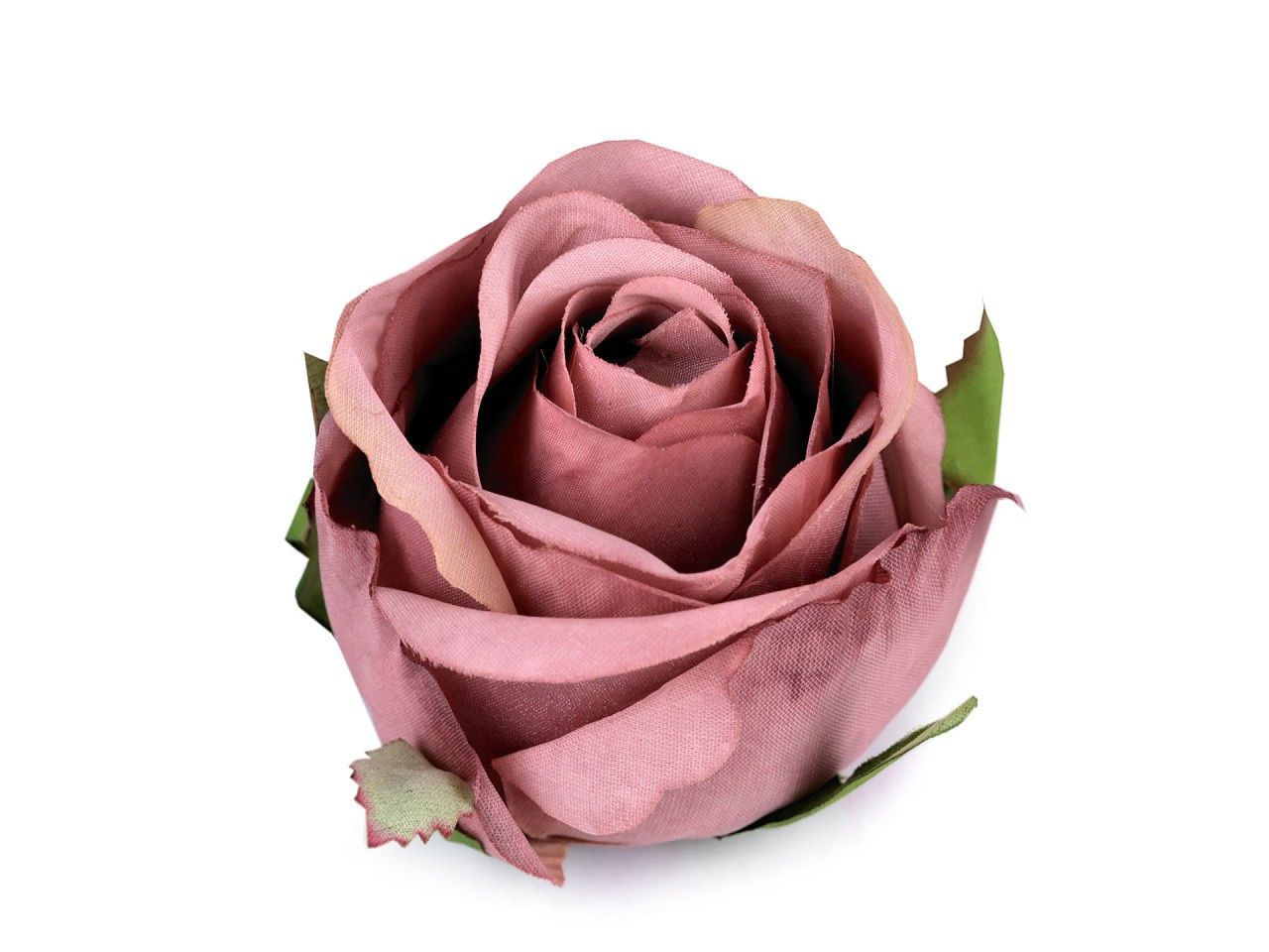 Umělý květ růže Ø5,5 cm, barva 4 starorůžová sv.