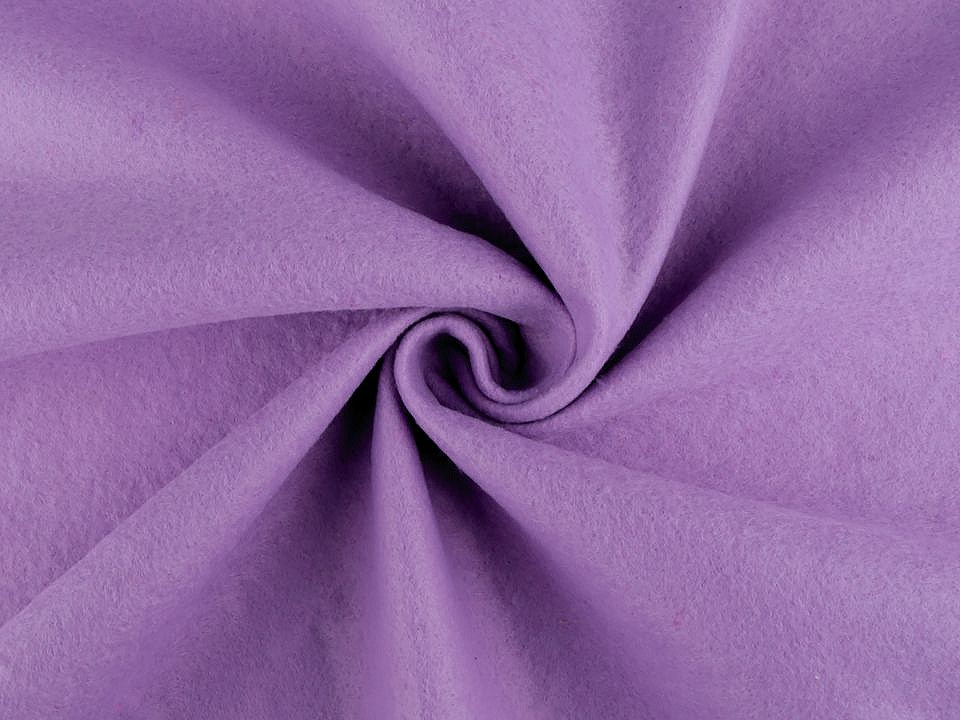 Filc / plsť metráž tloušťka 1,4 mm, barva 9 fialová sv.