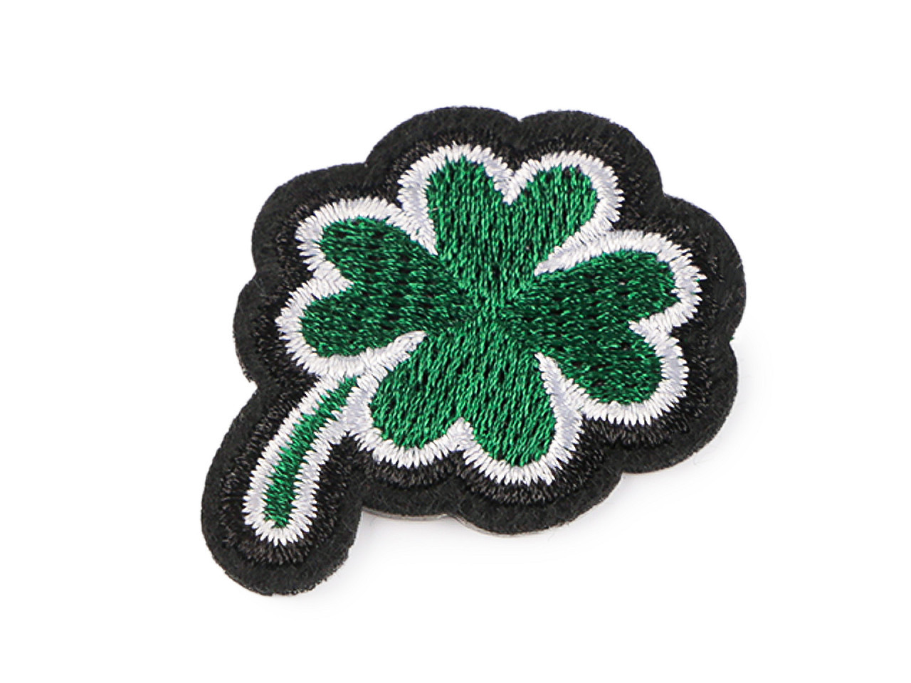 Nažehlovačka čtyřlístek, barva 1 zelená tmavá