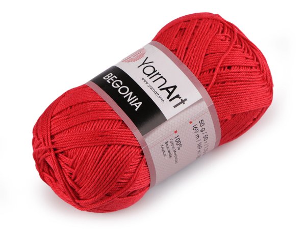 Bavlněná pletací příze Begonia 50 g