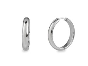 Náušnice z nerezové oceli kroužky