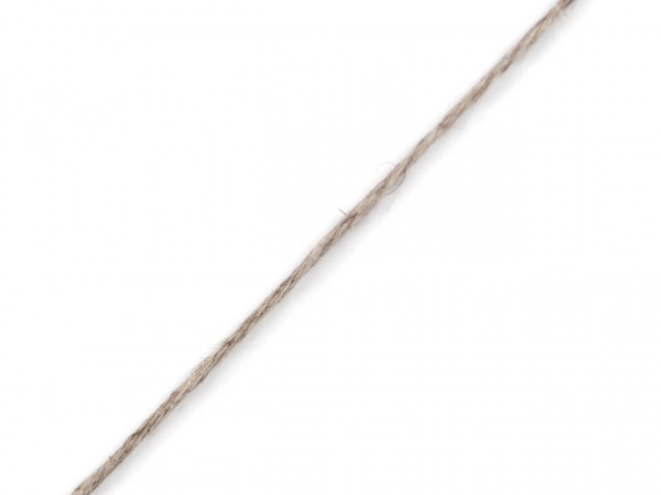 Lněný provázek Ø2 mm 50 m