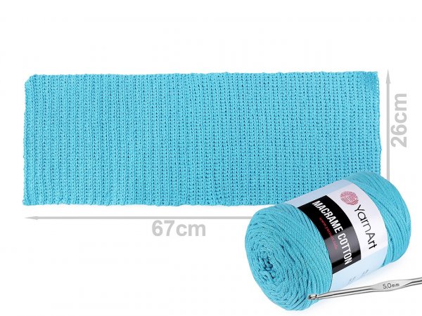 Pletací příze Macrame Cotton 250 g