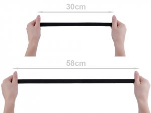 Pruženka hladká šíře 20 mm tkaná