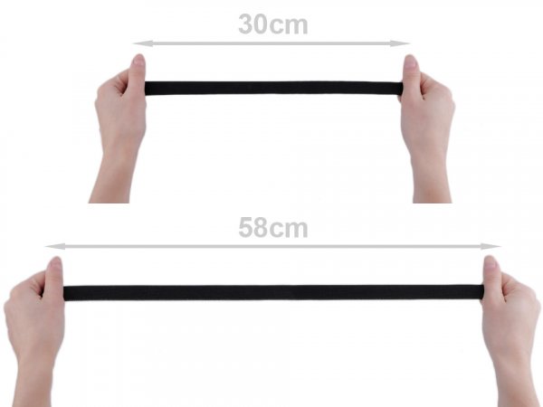 Pruženka hladká šíře 20 mm tkaná