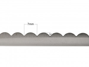 Nůžky entlovací délka 23 cm obloučky