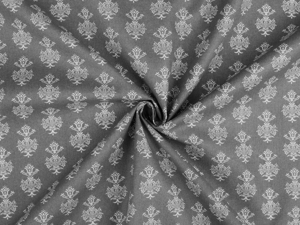 Bavlněná látka / plátno s ornamenty