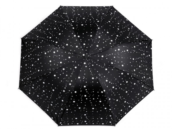 Dámský skládací deštník hvězdy