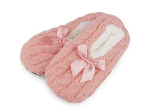 Dámské zimní balerínky s protiskluzem