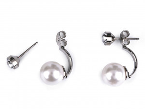 Perlové náušnice se Swarovski Elements