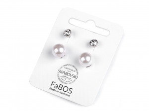 Perlové náušnice se Swarovski Elements