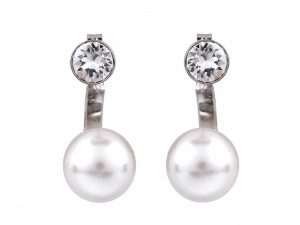 Perlové náušnice se Swarovski Elements