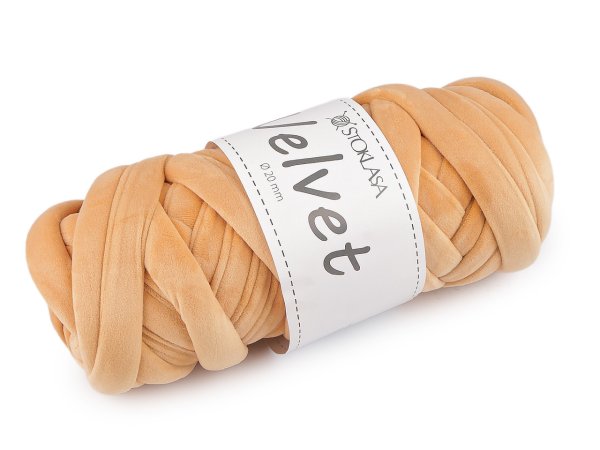 Příze Marshmallow silná Velvet Ø20 mm 500 g