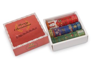 Washi vánoční ozdobná lepicí páska sada
