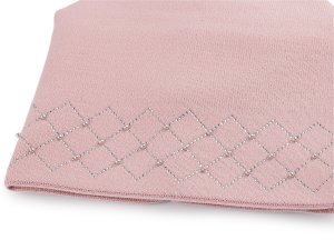 Dámská / dívčí zimní čepice s kamínky a perlami Lamblook