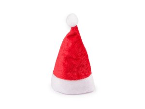 Vánoční mini čepice plyšová
