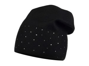 Dámská / dívčí zimní čepice s kamínky