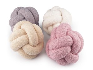 Dekorační polštář uzel boucle Ø20 cm