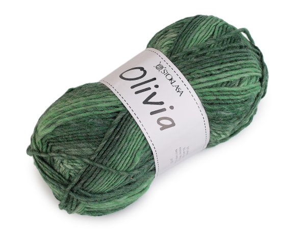 Pletací příze Olivia melírovaná 100 g