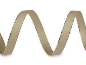 Stuha taftová šíře 9 mm s lurexem