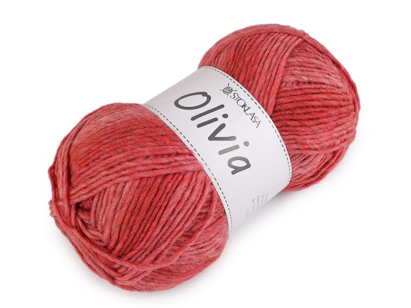 Pletací příze Olivia melírovaná 100 g