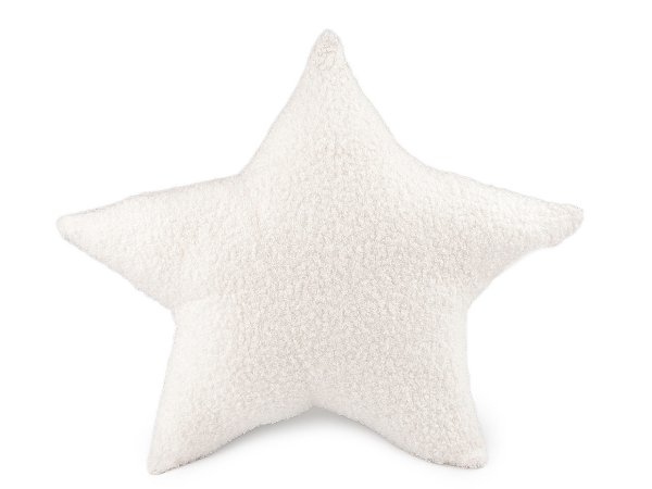 Dekorační polštář hvězda buklé Ø40 cm